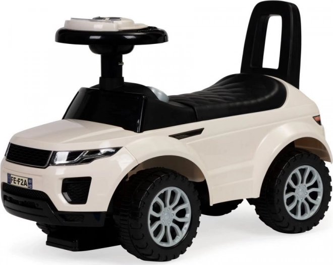 ECOTOYS Odrážedlo Auto s melodiemi bílé