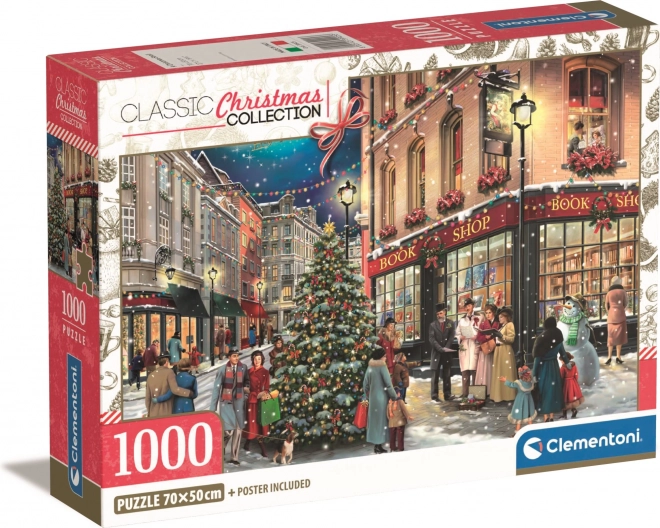 Puzzle Vánoční procházka 1000 dílků Clementoni