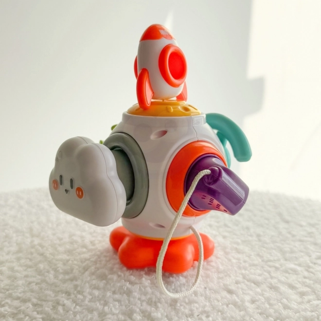 Kosmická raketa Montessori 6v1 pro děti od 18 měsíců