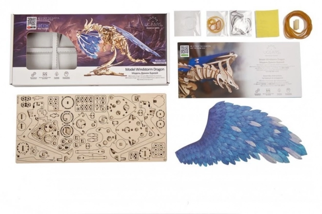 3D puzzle Vichřice Drak