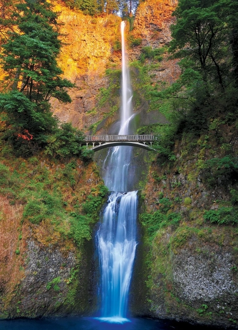 Puzzle Multnomah Falls, USA 1000 dílků