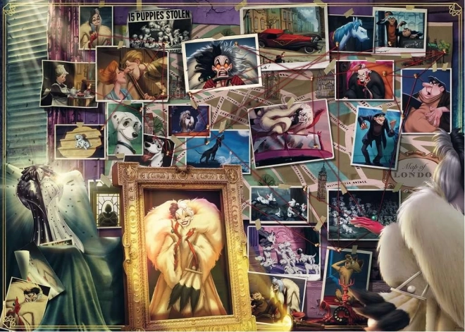 Ravensburger puzzle Villainous: Cruella de Vil 1000 dílků