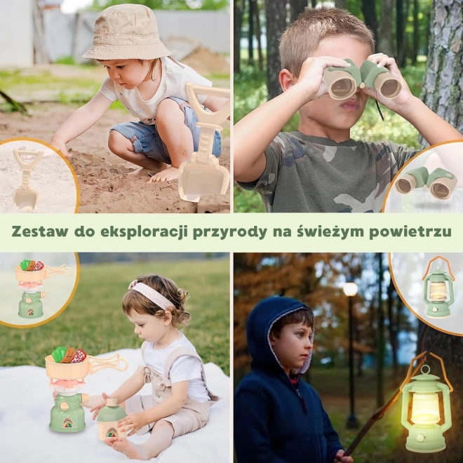 Woopie Kempingový Stan pro Malé Objevitele XXL 15 ks