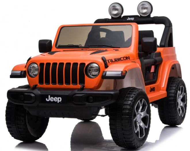Dětské elektrické auto Jeep Wrangler Rubicon oranžové