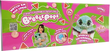 Plyšák Bubble Pops vonící – vodní axolotl s vůní melounu