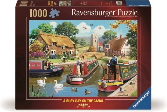 Ravensburger puzzle Poklidná plavba 1000 dílků