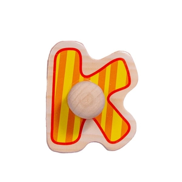 Dřevěné puzzle Písmena