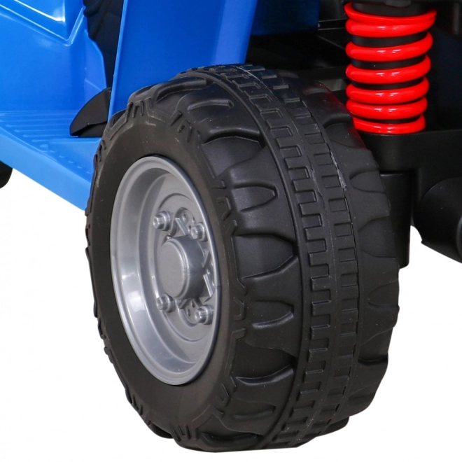 Čtyřkolka Honda 250X TRX s baterií + klakson + LED + eko kůže – Modrá