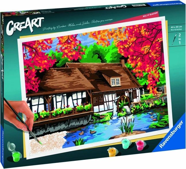creart premium: mlýn – malování podle čísel
