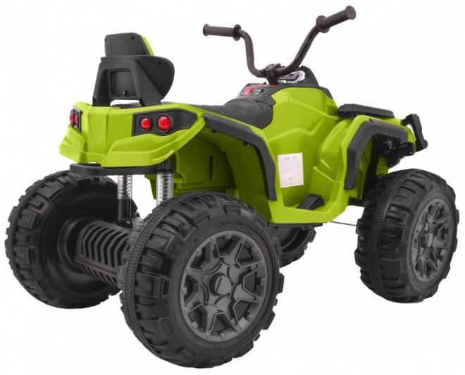 Čtyřkolka ATV 2,4GHz na baterie pro děti + Dálkové ovládání + Kola EVA + Rádio MP3 + Startování zdarma – zelená