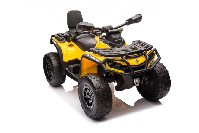 Dětská čtyřkolka Can Am Outlander ATV žlutá