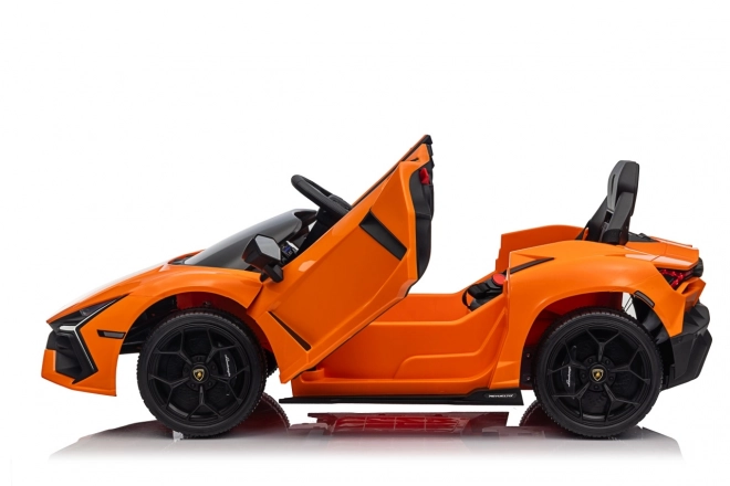 Dětské elektrické auto Lamborghini Revuelto oranžové