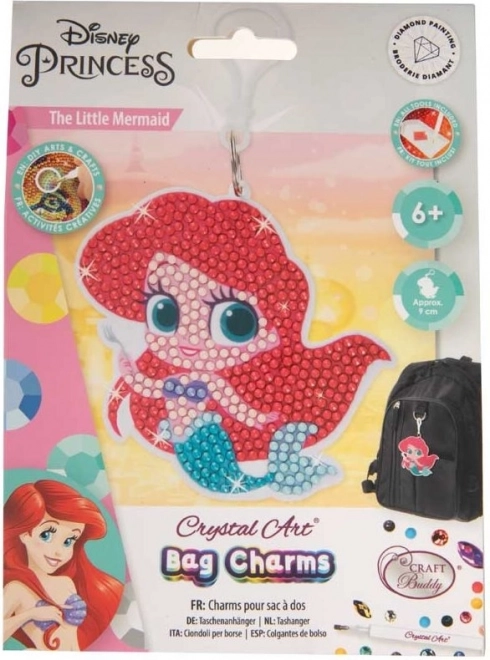 Crystal Art přívěsek Malá mořská víla