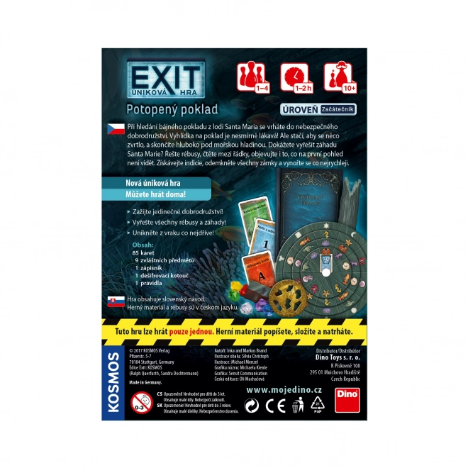 Exit Úniková hra: Potopený Poklad