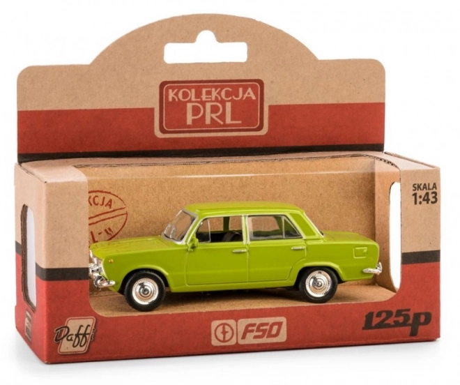 Model auta FIAT 125P PRL – zelený 1:43