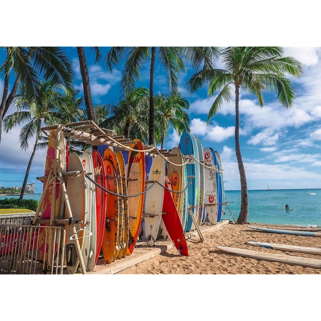 Puzzle 1000 prvků Waikiki Beach Hawaii