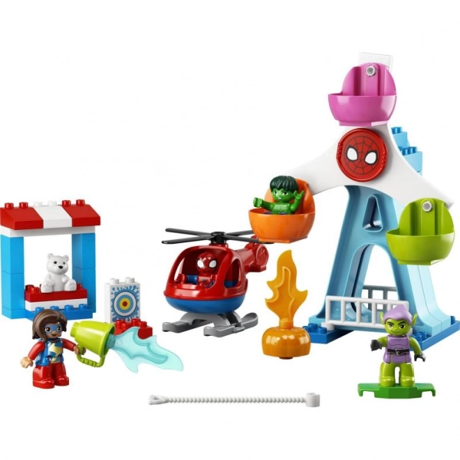 LEGO DUPLO Super Heroes - Spider-Man a přátelé ve veselém městě 10963 Dobrodružství na pouti