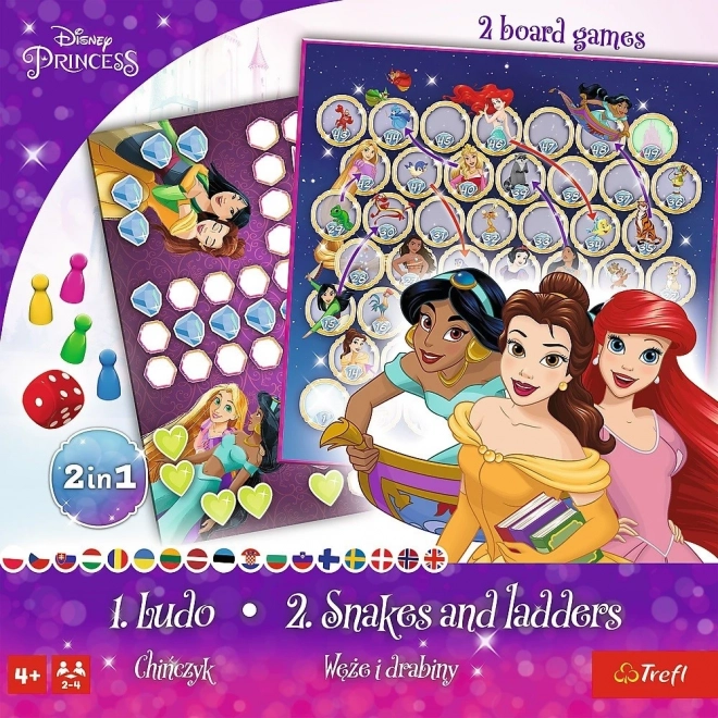 Hry Disney Princezny: Člověče, nezlob se a Hadi a žebříky