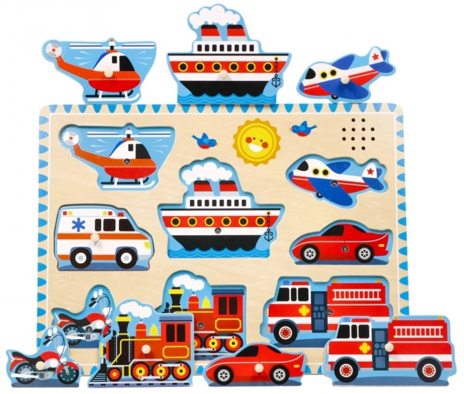 Zvukové puzzle - Vozidla - Hudební hádanky