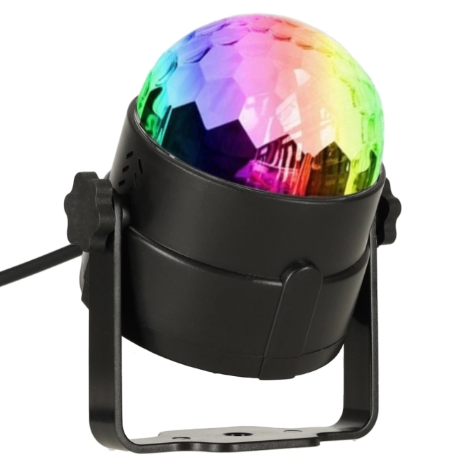 LED RGB disco koule s dálkovým ovládáním