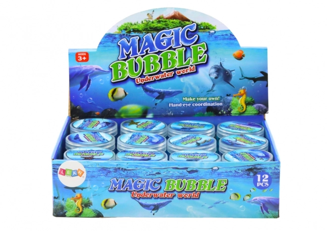 Glutek Slime s figurkami zvířat modrý