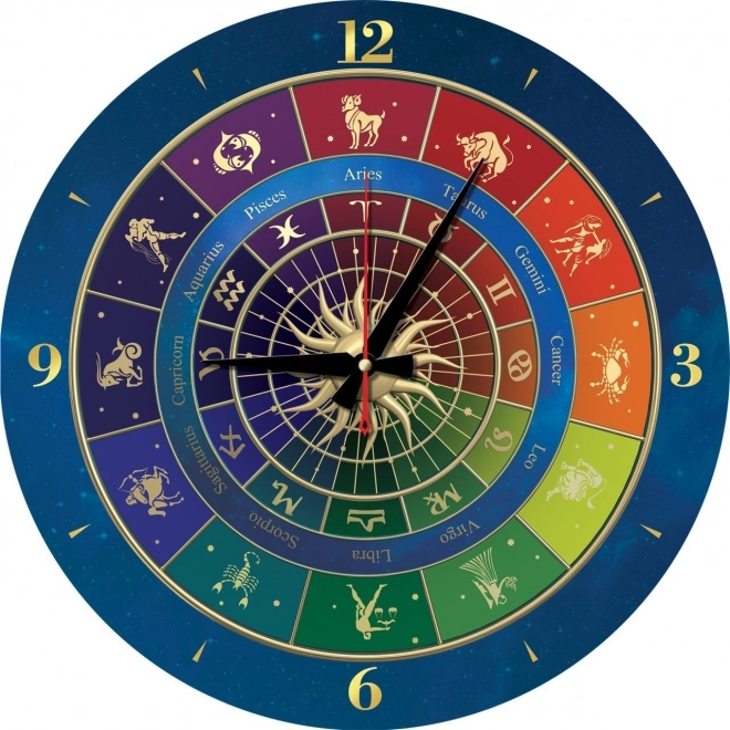 Puzzle hodiny Zvěrokruh 570 dílků