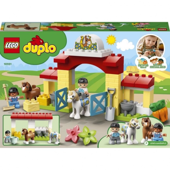 LEGO Duplo 10951 Stáj s kucy a poníky