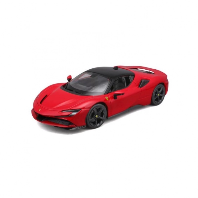 Kovový model Ferrari SF90 Stradale červený 1:18
