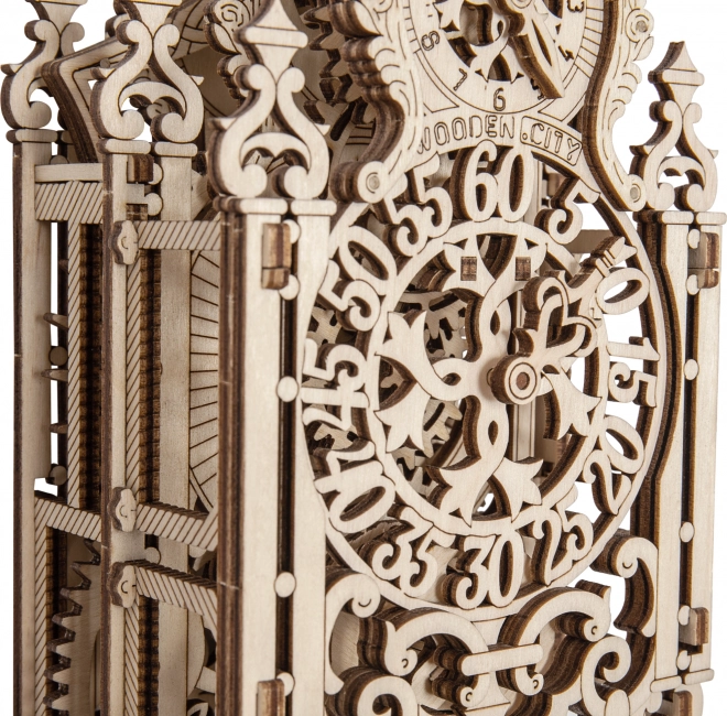 Dřevěný 3D puzzle Královské hodiny