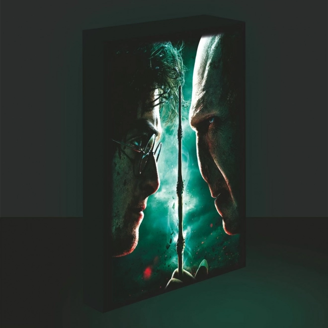 Obraz LED Svítící 30x40, Harry Potter - Harry vs. Voldemort