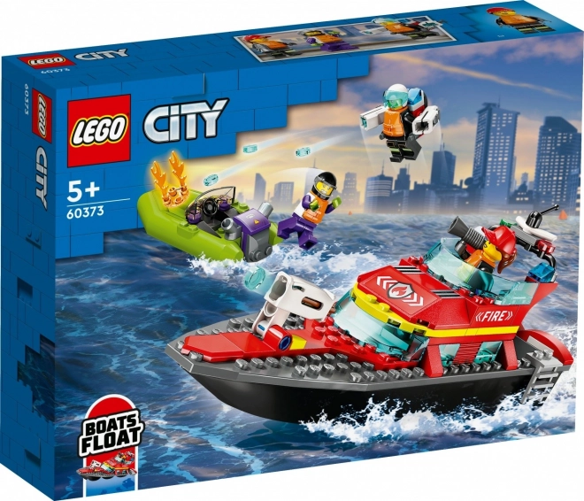 LEGO® City 60373 Hasičská záchranná loď a člun
