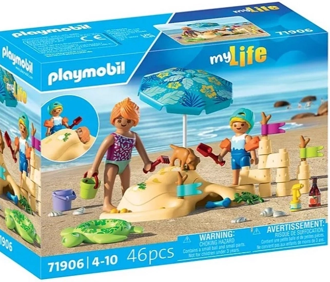 Sada figurek PLAYMOBIL My Life Rodina na pláži