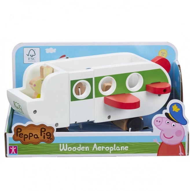 CHARACTER Prasátko Peppa Dřevěné letadlo