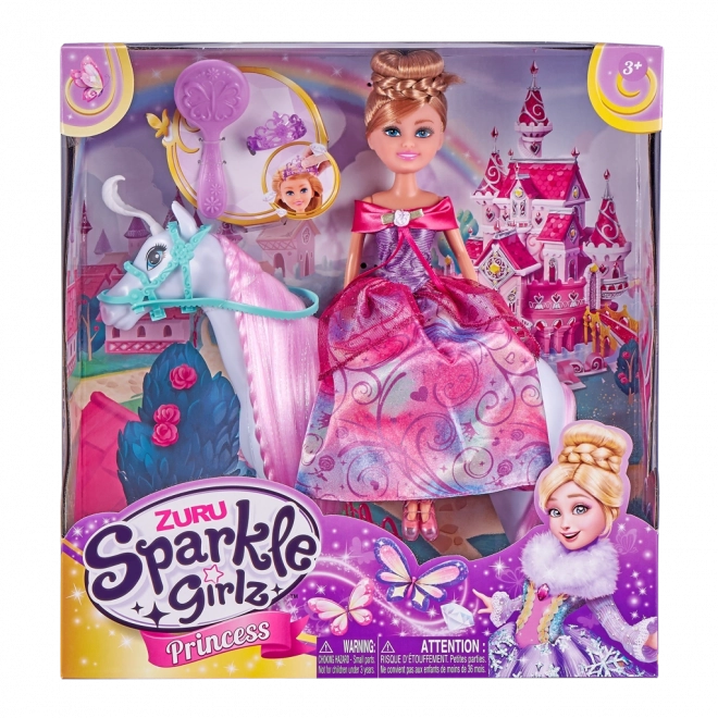Princezna Sparkle Girlz s koněm