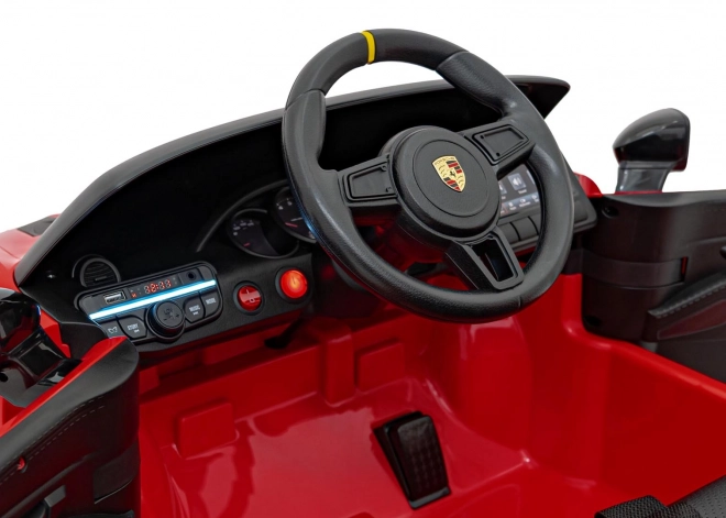 Dětský elektrický vůz Porsche 718 lakovaný – Červený