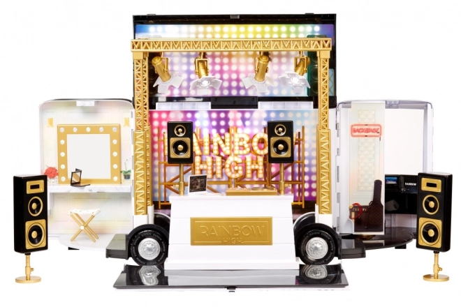 Rainbow High Tour bus