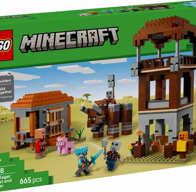 Kostičky LEGO Minecraft Lupičská skrýš a devastátoři