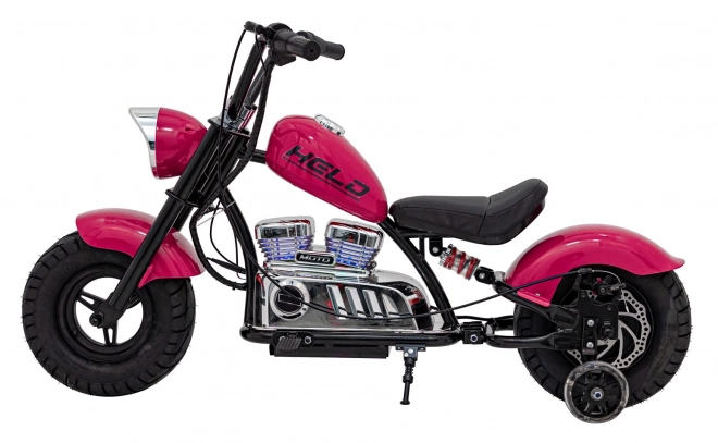 Dětský motocykl Chopper Warrior růžový