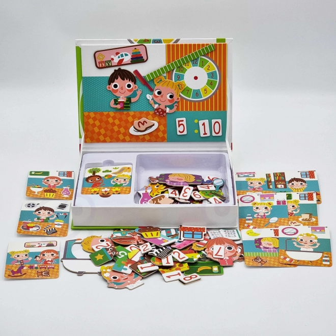 Magnetická dřevěná skládačka Tooky Toy