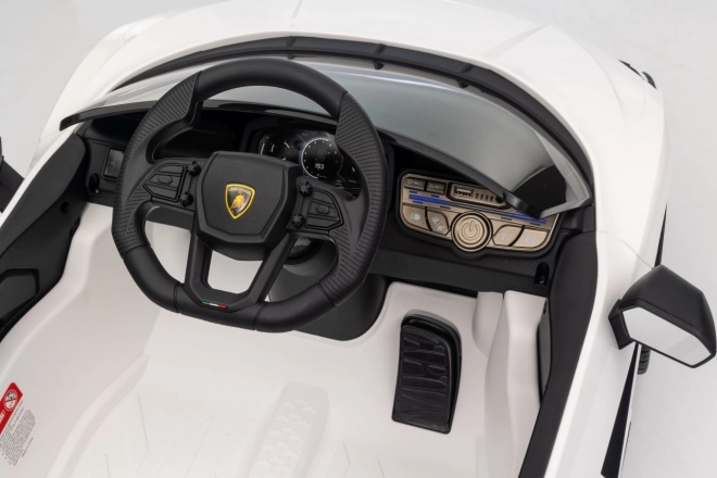 Dětský elektrický vůz Lamborghini Revuelto bílý