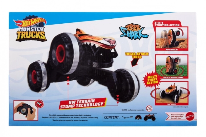 Hot Wheels RC Monster Truck Tygří žralok