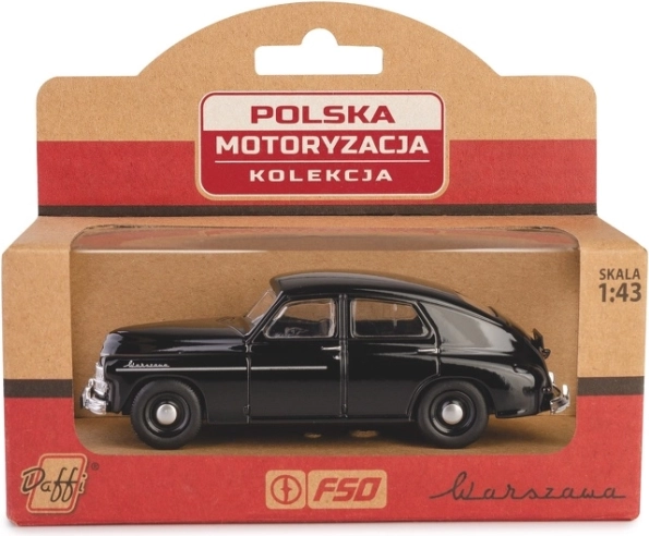 kovový model warszawa m20 1:43 – černý