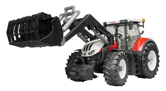 Bruder traktor Steyr Terrus CVT s čelním nakladačem