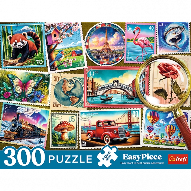 Puzzle Znaczki Pocztové - 300 Dílků Trefl