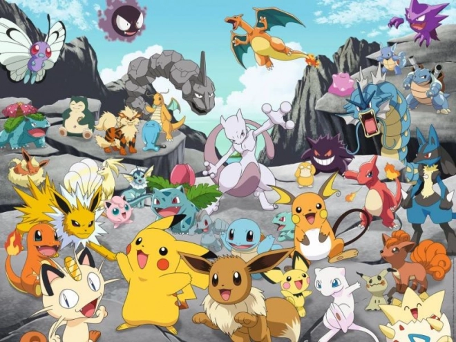 Puzzle 1500 ks Pokemon Classic