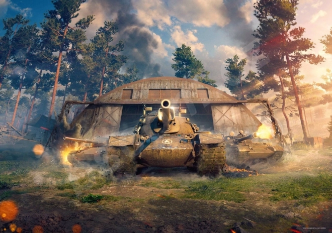 Puzzle World of Tanks: Wingback 1000 dílků