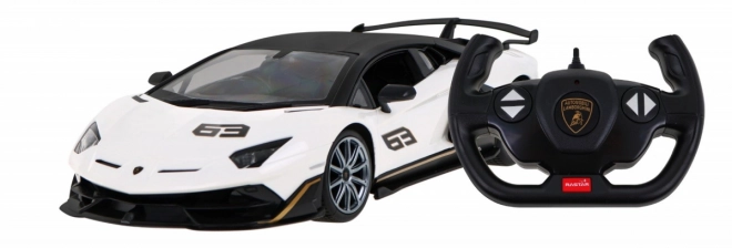 Lamborghini Aventador SVJ RASTAR 1:14 na dálkové ovládání + dálkové ovládání 2,4 GHz
