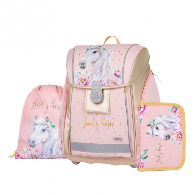 Školní set Premium Light kůň Romantic
