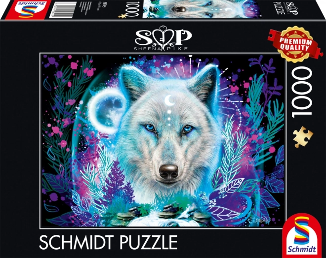 Puzzle Schmidt Neon: Polární vlk 1000 dílků