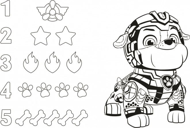 Puzzle GIANT oboustranné Skvělý tým Tlapkové patroly/Paw patrol 15 dílků v krab. 40x27cm 24m+